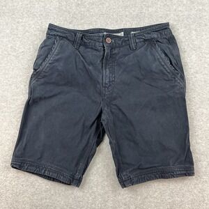 Fat Face Shorts Mens  Pockets Blue Heavyweight Cotton Drawstring Preppy Size 36